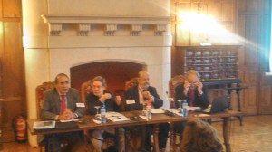 Manuel Delgado-Iribarren, Eugenio Nasarre, Jose María Gil Robles, Francisco Aldecoa) 